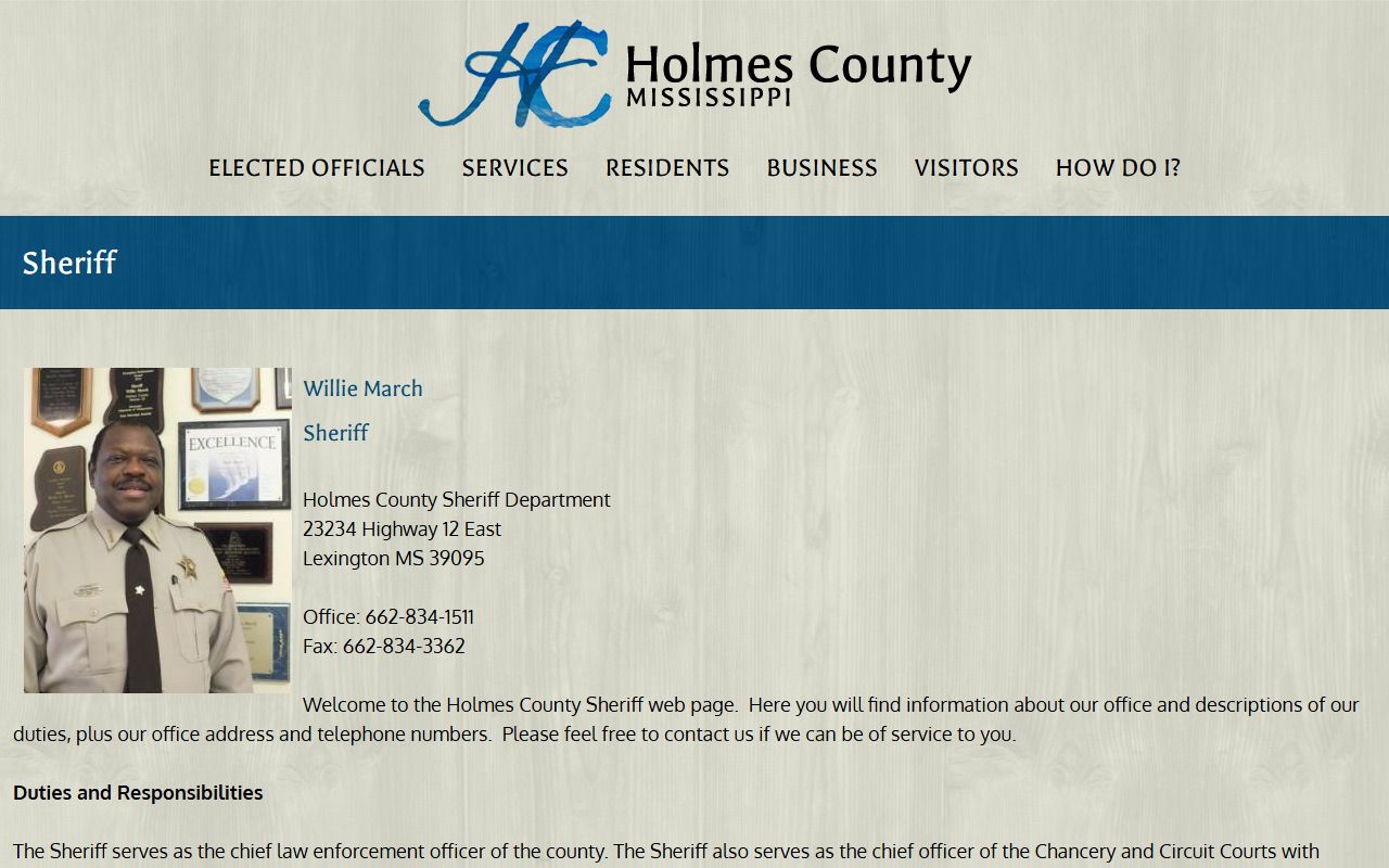 Holmes County arrest records and court charges after a booking