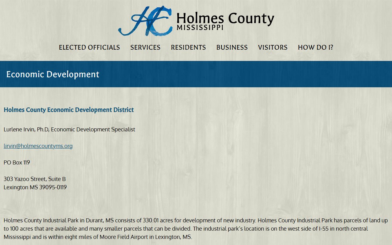 Holmes County location and access points near the courthouse for court records visits